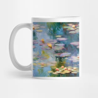 Monet Style Water Lilies 6 Mug